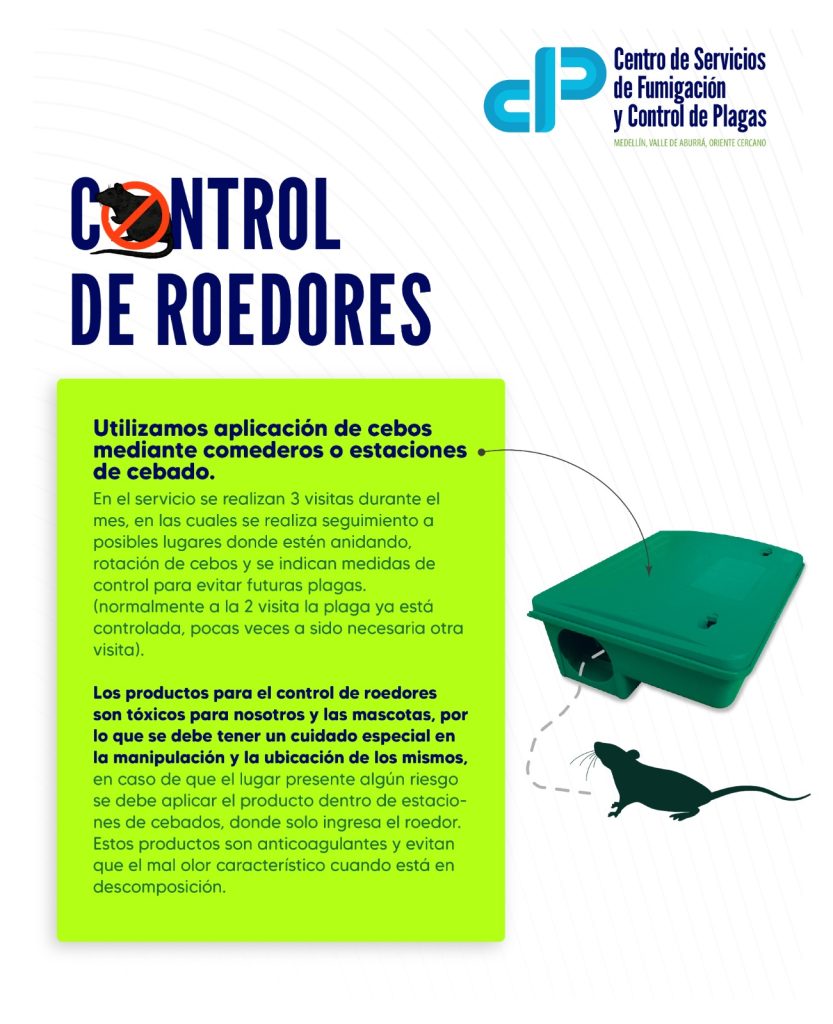 control de roedores en medellin